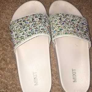 Glitter slides